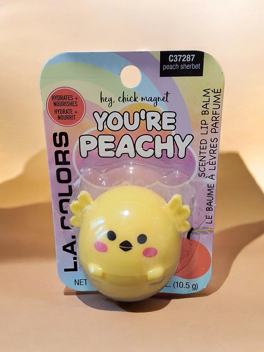L.A. Colors You're Peachy Chick Lip Balm - Yellow